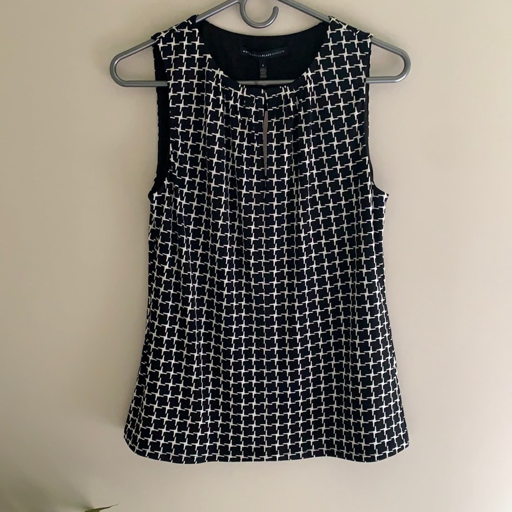 Black and white blouse. New with tags.